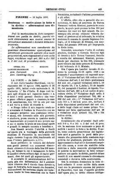 Annali della giurisprudenza italiana raccolta generale delle decisioni delle Corti di cassazione e d'appello in materia civile, criminale, commerciale, di diritto pubblico e amministrativo, e di procedura civile e penale