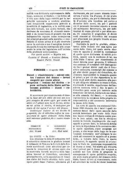 Annali della giurisprudenza italiana raccolta generale delle decisioni delle Corti di cassazione e d'appello in materia civile, criminale, commerciale, di diritto pubblico e amministrativo, e di procedura civile e penale