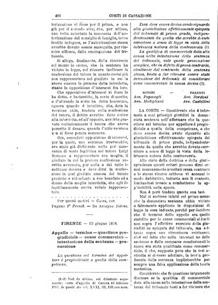 Annali della giurisprudenza italiana raccolta generale delle decisioni delle Corti di cassazione e d'appello in materia civile, criminale, commerciale, di diritto pubblico e amministrativo, e di procedura civile e penale