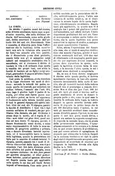 Annali della giurisprudenza italiana raccolta generale delle decisioni delle Corti di cassazione e d'appello in materia civile, criminale, commerciale, di diritto pubblico e amministrativo, e di procedura civile e penale