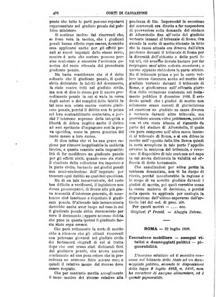 Annali della giurisprudenza italiana raccolta generale delle decisioni delle Corti di cassazione e d'appello in materia civile, criminale, commerciale, di diritto pubblico e amministrativo, e di procedura civile e penale