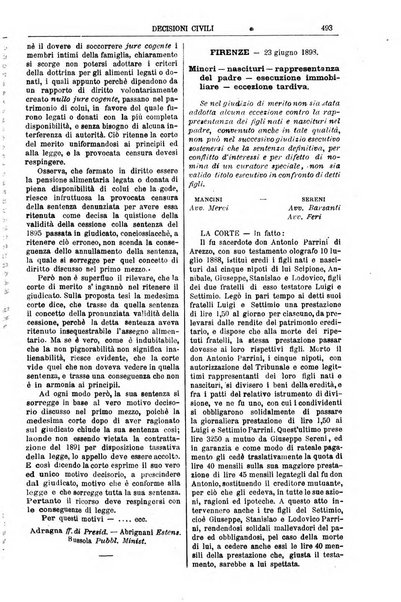 Annali della giurisprudenza italiana raccolta generale delle decisioni delle Corti di cassazione e d'appello in materia civile, criminale, commerciale, di diritto pubblico e amministrativo, e di procedura civile e penale