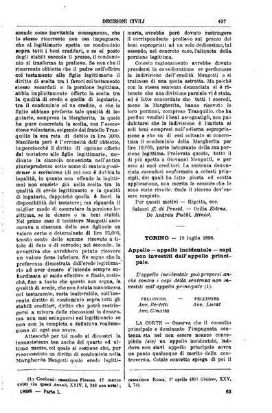 Annali della giurisprudenza italiana raccolta generale delle decisioni delle Corti di cassazione e d'appello in materia civile, criminale, commerciale, di diritto pubblico e amministrativo, e di procedura civile e penale