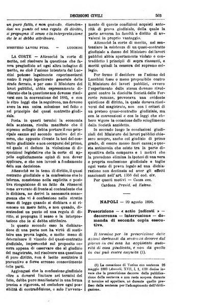 Annali della giurisprudenza italiana raccolta generale delle decisioni delle Corti di cassazione e d'appello in materia civile, criminale, commerciale, di diritto pubblico e amministrativo, e di procedura civile e penale