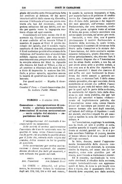 Annali della giurisprudenza italiana raccolta generale delle decisioni delle Corti di cassazione e d'appello in materia civile, criminale, commerciale, di diritto pubblico e amministrativo, e di procedura civile e penale