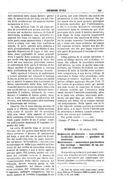 Annali della giurisprudenza italiana raccolta generale delle decisioni delle Corti di cassazione e d'appello in materia civile, criminale, commerciale, di diritto pubblico e amministrativo, e di procedura civile e penale