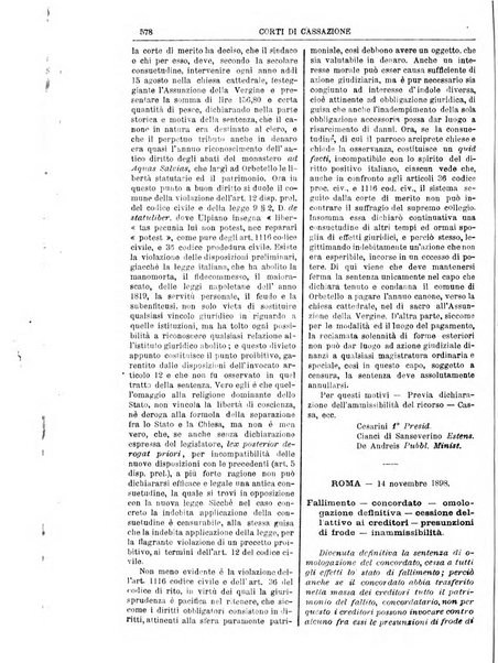 Annali della giurisprudenza italiana raccolta generale delle decisioni delle Corti di cassazione e d'appello in materia civile, criminale, commerciale, di diritto pubblico e amministrativo, e di procedura civile e penale