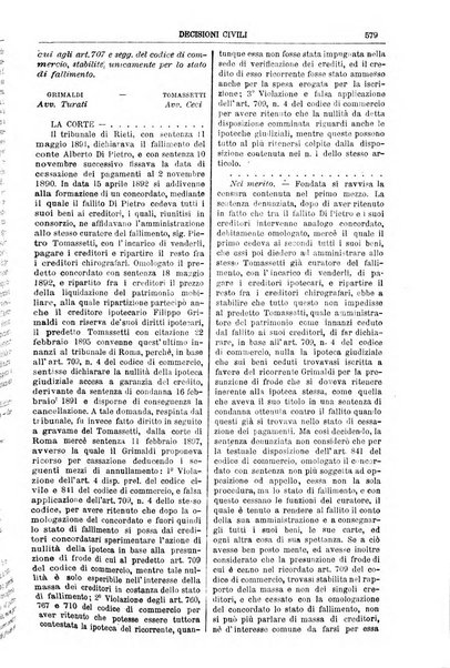 Annali della giurisprudenza italiana raccolta generale delle decisioni delle Corti di cassazione e d'appello in materia civile, criminale, commerciale, di diritto pubblico e amministrativo, e di procedura civile e penale