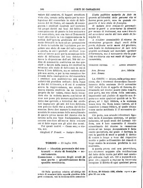 Annali della giurisprudenza italiana raccolta generale delle decisioni delle Corti di cassazione e d'appello in materia civile, criminale, commerciale, di diritto pubblico e amministrativo, e di procedura civile e penale