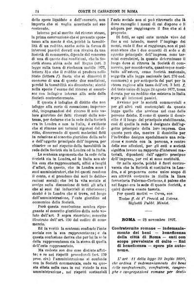 Annali della giurisprudenza italiana raccolta generale delle decisioni delle Corti di cassazione e d'appello in materia civile, criminale, commerciale, di diritto pubblico e amministrativo, e di procedura civile e penale