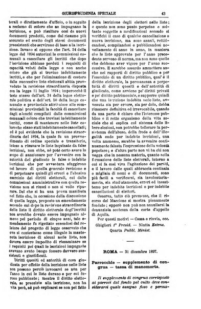 Annali della giurisprudenza italiana raccolta generale delle decisioni delle Corti di cassazione e d'appello in materia civile, criminale, commerciale, di diritto pubblico e amministrativo, e di procedura civile e penale