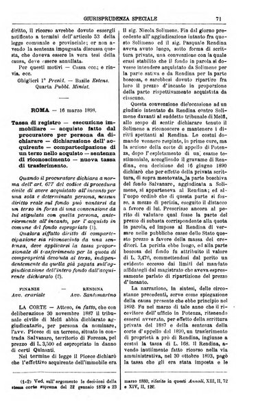 Annali della giurisprudenza italiana raccolta generale delle decisioni delle Corti di cassazione e d'appello in materia civile, criminale, commerciale, di diritto pubblico e amministrativo, e di procedura civile e penale