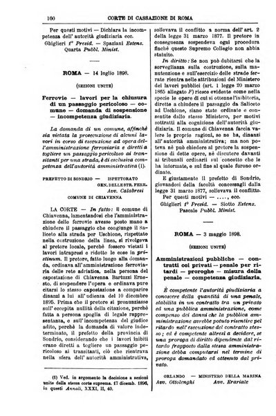 Annali della giurisprudenza italiana raccolta generale delle decisioni delle Corti di cassazione e d'appello in materia civile, criminale, commerciale, di diritto pubblico e amministrativo, e di procedura civile e penale