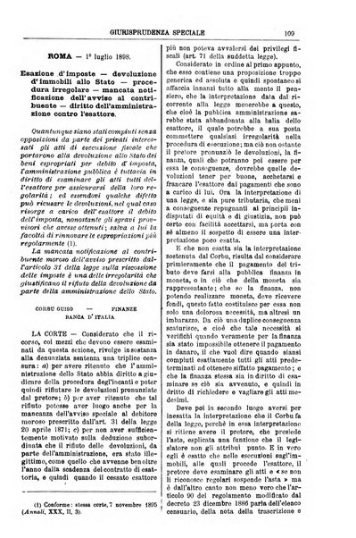 Annali della giurisprudenza italiana raccolta generale delle decisioni delle Corti di cassazione e d'appello in materia civile, criminale, commerciale, di diritto pubblico e amministrativo, e di procedura civile e penale