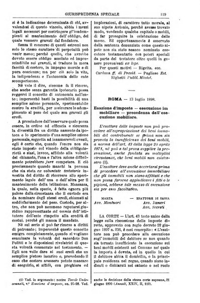 Annali della giurisprudenza italiana raccolta generale delle decisioni delle Corti di cassazione e d'appello in materia civile, criminale, commerciale, di diritto pubblico e amministrativo, e di procedura civile e penale