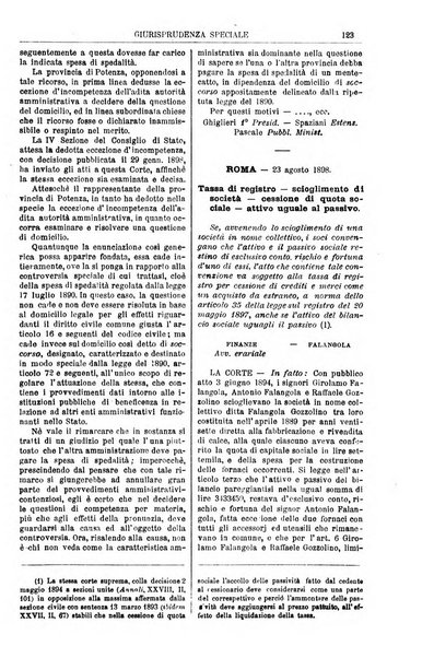 Annali della giurisprudenza italiana raccolta generale delle decisioni delle Corti di cassazione e d'appello in materia civile, criminale, commerciale, di diritto pubblico e amministrativo, e di procedura civile e penale