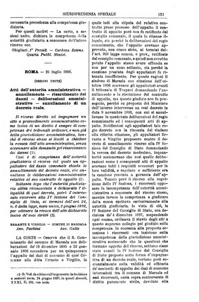 Annali della giurisprudenza italiana raccolta generale delle decisioni delle Corti di cassazione e d'appello in materia civile, criminale, commerciale, di diritto pubblico e amministrativo, e di procedura civile e penale