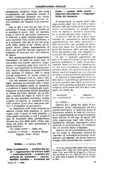 Annali della giurisprudenza italiana raccolta generale delle decisioni delle Corti di cassazione e d'appello in materia civile, criminale, commerciale, di diritto pubblico e amministrativo, e di procedura civile e penale