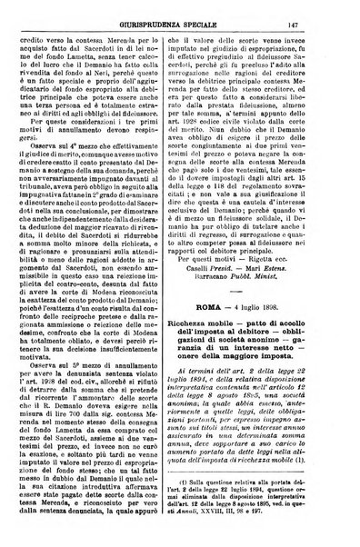 Annali della giurisprudenza italiana raccolta generale delle decisioni delle Corti di cassazione e d'appello in materia civile, criminale, commerciale, di diritto pubblico e amministrativo, e di procedura civile e penale