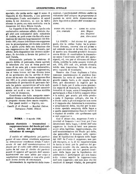 Annali della giurisprudenza italiana raccolta generale delle decisioni delle Corti di cassazione e d'appello in materia civile, criminale, commerciale, di diritto pubblico e amministrativo, e di procedura civile e penale