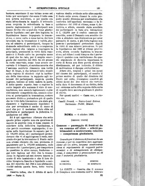 Annali della giurisprudenza italiana raccolta generale delle decisioni delle Corti di cassazione e d'appello in materia civile, criminale, commerciale, di diritto pubblico e amministrativo, e di procedura civile e penale