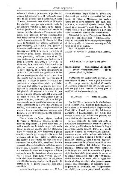 Annali della giurisprudenza italiana raccolta generale delle decisioni delle Corti di cassazione e d'appello in materia civile, criminale, commerciale, di diritto pubblico e amministrativo, e di procedura civile e penale