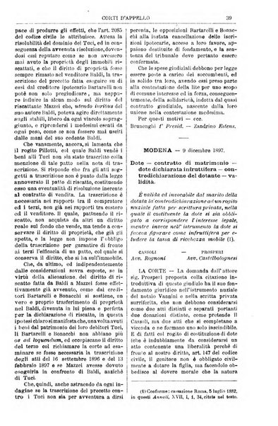 Annali della giurisprudenza italiana raccolta generale delle decisioni delle Corti di cassazione e d'appello in materia civile, criminale, commerciale, di diritto pubblico e amministrativo, e di procedura civile e penale