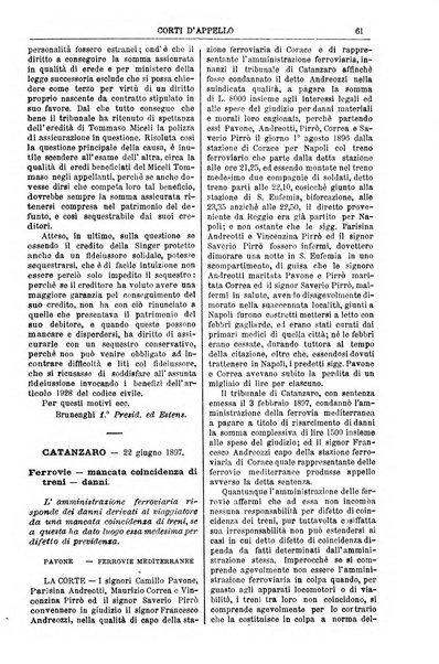 Annali della giurisprudenza italiana raccolta generale delle decisioni delle Corti di cassazione e d'appello in materia civile, criminale, commerciale, di diritto pubblico e amministrativo, e di procedura civile e penale