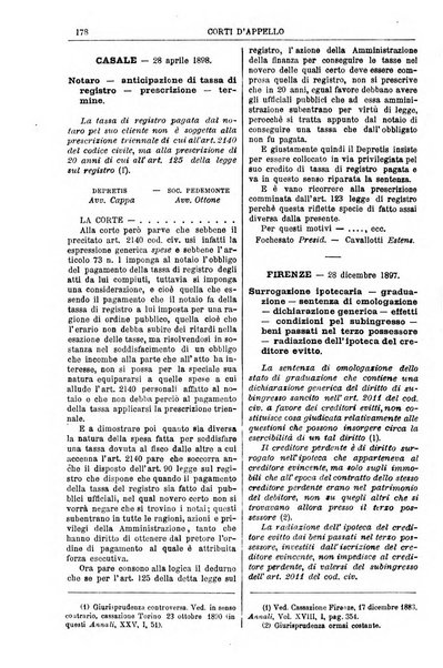 Annali della giurisprudenza italiana raccolta generale delle decisioni delle Corti di cassazione e d'appello in materia civile, criminale, commerciale, di diritto pubblico e amministrativo, e di procedura civile e penale