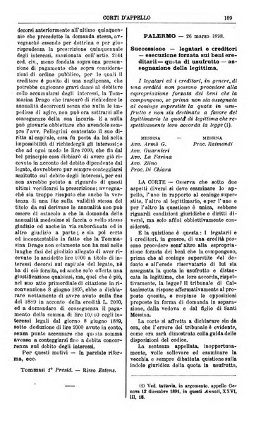 Annali della giurisprudenza italiana raccolta generale delle decisioni delle Corti di cassazione e d'appello in materia civile, criminale, commerciale, di diritto pubblico e amministrativo, e di procedura civile e penale