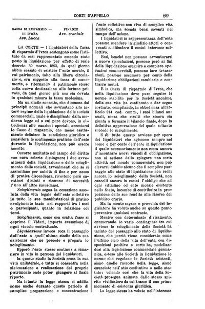 Annali della giurisprudenza italiana raccolta generale delle decisioni delle Corti di cassazione e d'appello in materia civile, criminale, commerciale, di diritto pubblico e amministrativo, e di procedura civile e penale