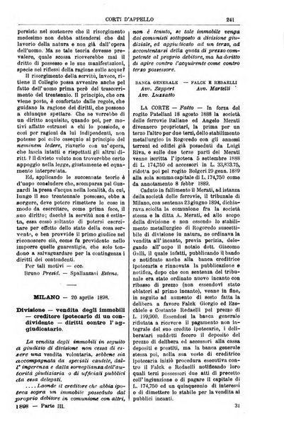 Annali della giurisprudenza italiana raccolta generale delle decisioni delle Corti di cassazione e d'appello in materia civile, criminale, commerciale, di diritto pubblico e amministrativo, e di procedura civile e penale