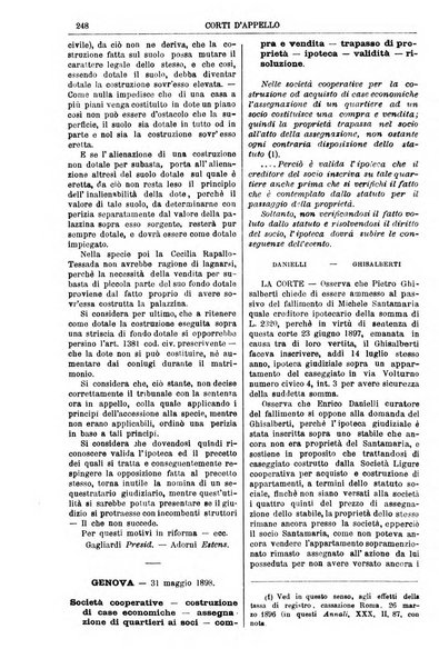 Annali della giurisprudenza italiana raccolta generale delle decisioni delle Corti di cassazione e d'appello in materia civile, criminale, commerciale, di diritto pubblico e amministrativo, e di procedura civile e penale