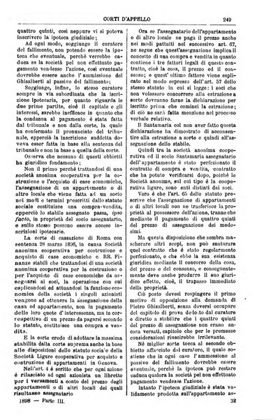 Annali della giurisprudenza italiana raccolta generale delle decisioni delle Corti di cassazione e d'appello in materia civile, criminale, commerciale, di diritto pubblico e amministrativo, e di procedura civile e penale