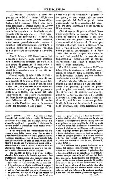 Annali della giurisprudenza italiana raccolta generale delle decisioni delle Corti di cassazione e d'appello in materia civile, criminale, commerciale, di diritto pubblico e amministrativo, e di procedura civile e penale