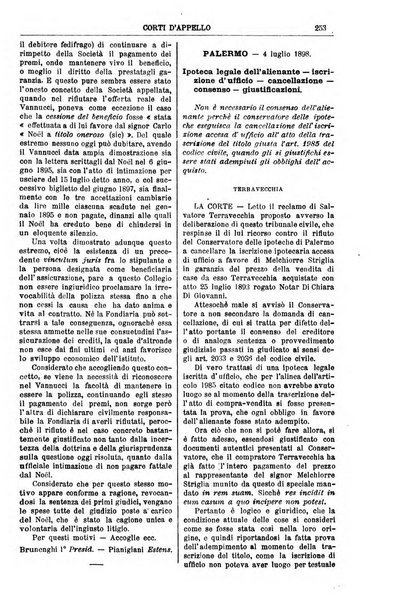 Annali della giurisprudenza italiana raccolta generale delle decisioni delle Corti di cassazione e d'appello in materia civile, criminale, commerciale, di diritto pubblico e amministrativo, e di procedura civile e penale