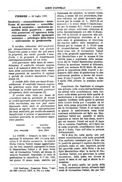 Annali della giurisprudenza italiana raccolta generale delle decisioni delle Corti di cassazione e d'appello in materia civile, criminale, commerciale, di diritto pubblico e amministrativo, e di procedura civile e penale