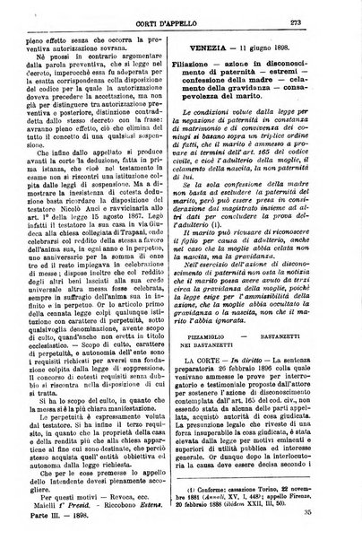 Annali della giurisprudenza italiana raccolta generale delle decisioni delle Corti di cassazione e d'appello in materia civile, criminale, commerciale, di diritto pubblico e amministrativo, e di procedura civile e penale