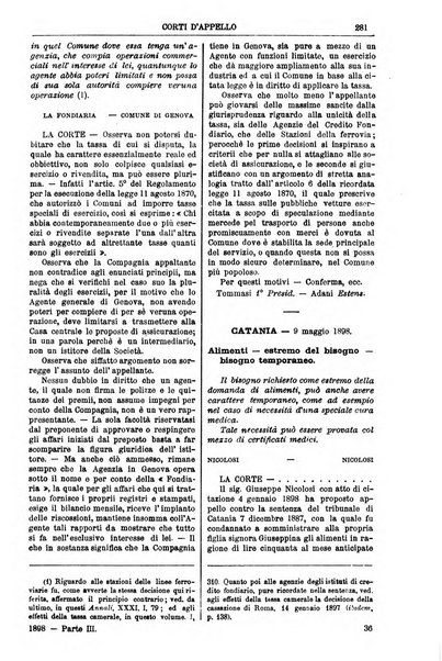 Annali della giurisprudenza italiana raccolta generale delle decisioni delle Corti di cassazione e d'appello in materia civile, criminale, commerciale, di diritto pubblico e amministrativo, e di procedura civile e penale