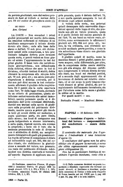 Annali della giurisprudenza italiana raccolta generale delle decisioni delle Corti di cassazione e d'appello in materia civile, criminale, commerciale, di diritto pubblico e amministrativo, e di procedura civile e penale