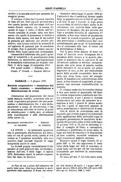 Annali della giurisprudenza italiana raccolta generale delle decisioni delle Corti di cassazione e d'appello in materia civile, criminale, commerciale, di diritto pubblico e amministrativo, e di procedura civile e penale