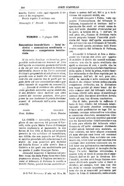 Annali della giurisprudenza italiana raccolta generale delle decisioni delle Corti di cassazione e d'appello in materia civile, criminale, commerciale, di diritto pubblico e amministrativo, e di procedura civile e penale