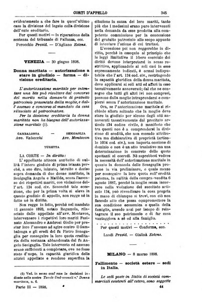 Annali della giurisprudenza italiana raccolta generale delle decisioni delle Corti di cassazione e d'appello in materia civile, criminale, commerciale, di diritto pubblico e amministrativo, e di procedura civile e penale