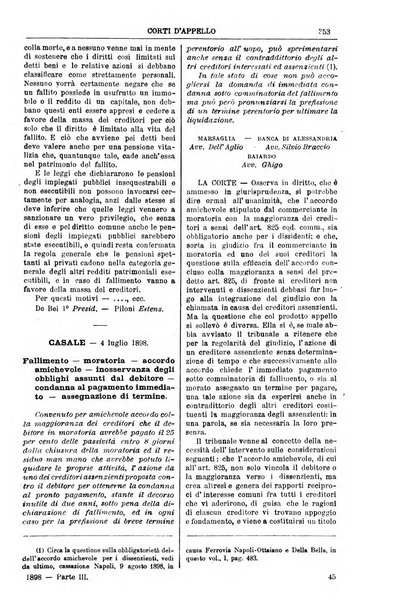 Annali della giurisprudenza italiana raccolta generale delle decisioni delle Corti di cassazione e d'appello in materia civile, criminale, commerciale, di diritto pubblico e amministrativo, e di procedura civile e penale