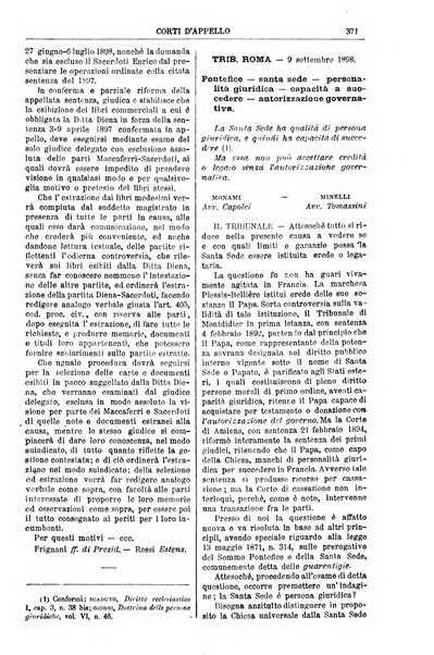 Annali della giurisprudenza italiana raccolta generale delle decisioni delle Corti di cassazione e d'appello in materia civile, criminale, commerciale, di diritto pubblico e amministrativo, e di procedura civile e penale