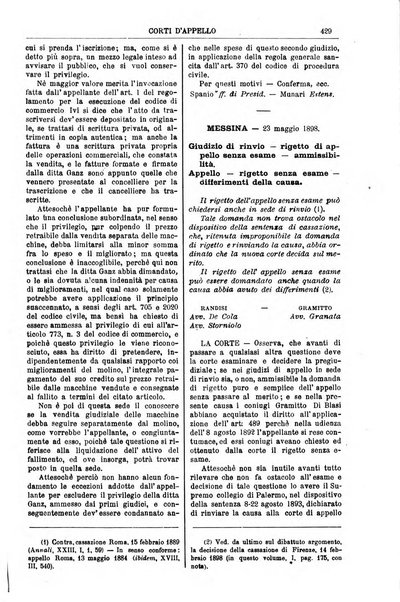 Annali della giurisprudenza italiana raccolta generale delle decisioni delle Corti di cassazione e d'appello in materia civile, criminale, commerciale, di diritto pubblico e amministrativo, e di procedura civile e penale