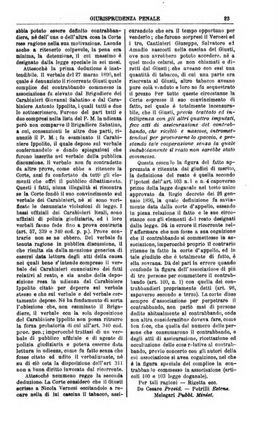 Annali della giurisprudenza italiana raccolta generale delle decisioni delle Corti di cassazione e d'appello in materia civile, criminale, commerciale, di diritto pubblico e amministrativo, e di procedura civile e penale