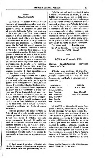 Annali della giurisprudenza italiana raccolta generale delle decisioni delle Corti di cassazione e d'appello in materia civile, criminale, commerciale, di diritto pubblico e amministrativo, e di procedura civile e penale