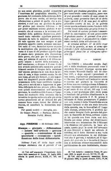 Annali della giurisprudenza italiana raccolta generale delle decisioni delle Corti di cassazione e d'appello in materia civile, criminale, commerciale, di diritto pubblico e amministrativo, e di procedura civile e penale