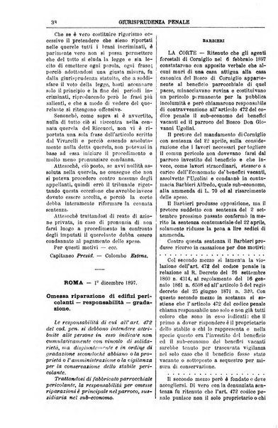 Annali della giurisprudenza italiana raccolta generale delle decisioni delle Corti di cassazione e d'appello in materia civile, criminale, commerciale, di diritto pubblico e amministrativo, e di procedura civile e penale